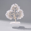 Clear quartz crystal tree décor