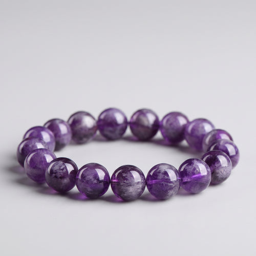 Amethyst bead bracelet