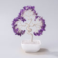 Amethyst crystal tree décor