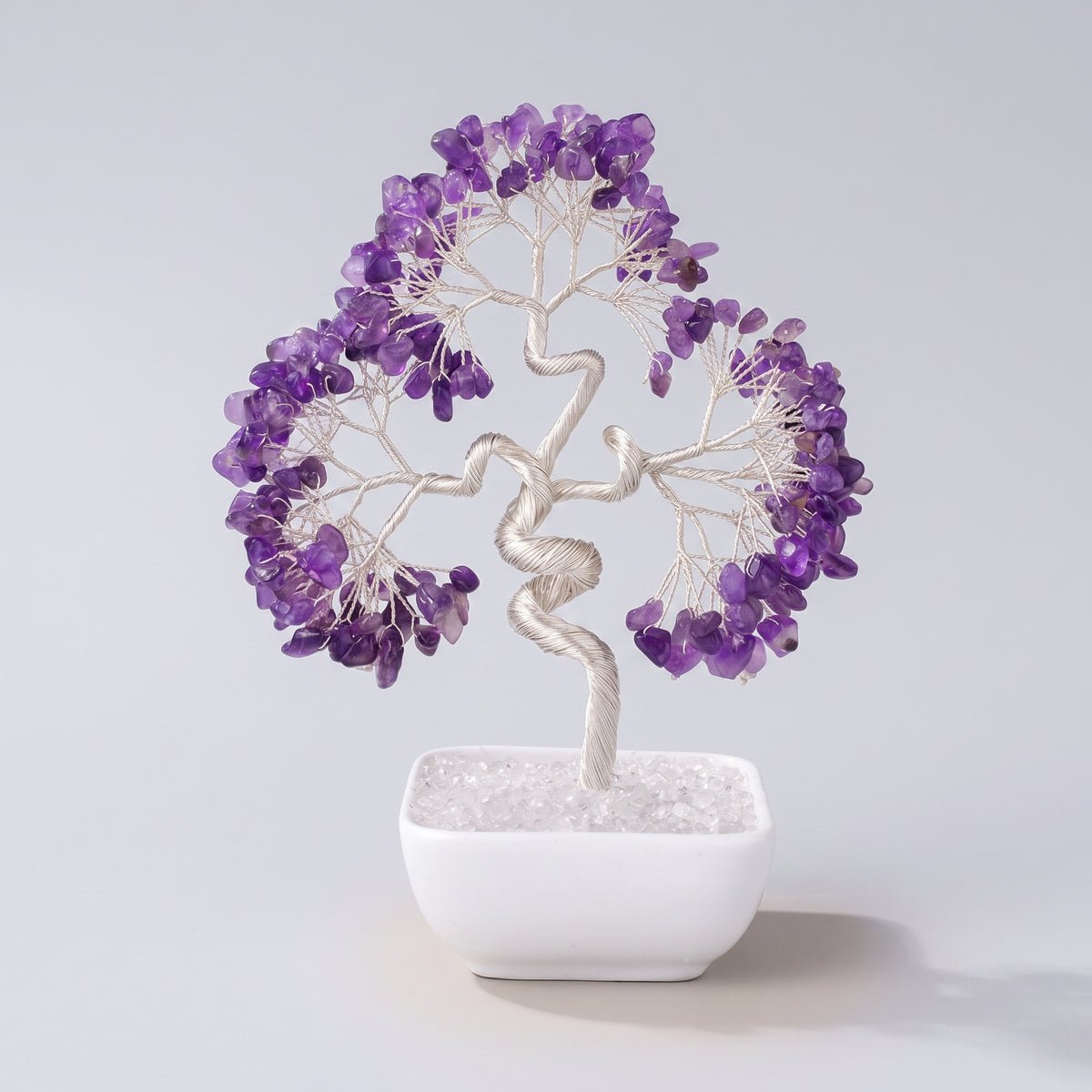 Amethyst crystal tree décor