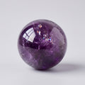 Polished amethyst crystal sphere